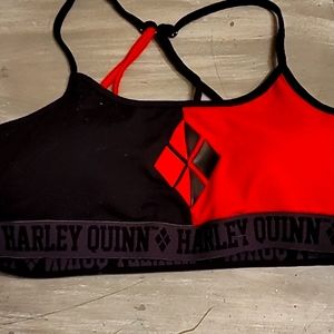 DC Harley Quinn sports bra with padding